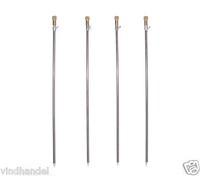  4x Bank Stick Erdspieß Erdspeer Rutenauflage Rutenhalter 60-100cm 8200011