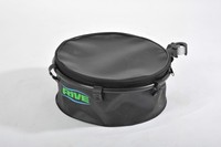 RIVE runde, faltbare Futterwanne *mit* Halter  in D25 - Schnäppchen **