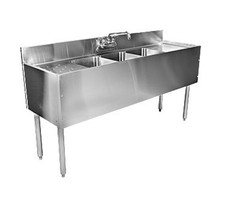 Glastender C-Tsa-36 Choice Underbar Sink Unit three compartment 36"W