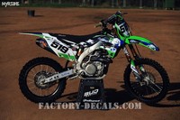 Kawasaki Full Plastics and Bulldog Graphics KXF KX 125 250 450 1995-present