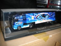 Herpa Mercedes Actros Jumbosattelzug POP nach 8 in PC W.Rosner