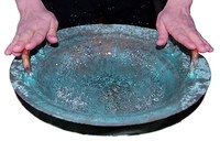 Chinesische Wasserspringschale Klangschale D-38 CM