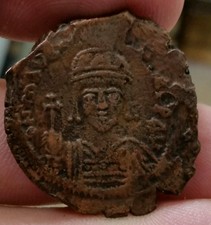 Maurice Tiberius 582-602 -Large M, Constantinople mint