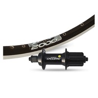 Hinterrad Cross 28 Zoll Shimano Deore 610 (schwarz) + Ryde Zac 2000 Schwarz