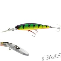 DAIWA CORMORAN TC DD 180 N 18CM 108G BIS 6M SCHLEPP WOBBLER RASSEL FIRE TIGER