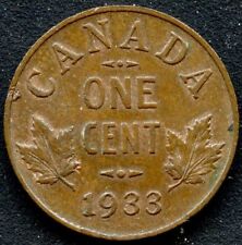 1933 Canada Small Cent Coin