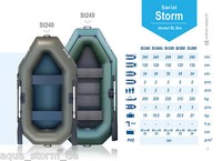 AQUA STORM Schlauchboot ST SS 190 220 240 260 280 300 cm für E-Motor 