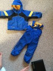 Columbia 3T Boys Coat Snow Pant Set GUC Blue Yellow