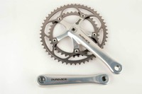 Shimano Dura-Ace #FC-7700 crankset with chainrings 39/52 teeth and 170mm length