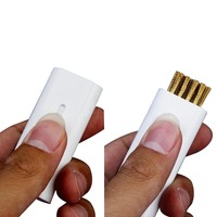 2stk Mini Golf-Sport Schläger Reinigungsbürste Golfbürste mit Stahldraht Borsten