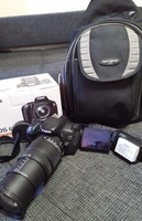 Canon EOS 600D, Zubehörpaket: Sigma 18-250 mm Zoomobjektiv + Samsonite 1910 Bag