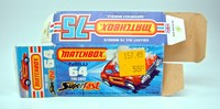 Matchbox Superfast 64C Fire Chief leere originale "K" Box 
