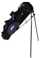 schwarz LILA PENN 6,5" Golfbag 4 Fächer Golftasche Golf Bag Damen Herren 25680