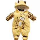Fashion Cute Kids Baby Winter Romper Cotton Wadded Jumpsuit Clothing Coat Gift