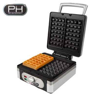 Waffelautomat Waffeleisen für 2 dicke Belgische Waffeln 1400 Watt Domo DO9047W 