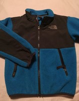 The North Face Boys Fleece Jacket Size 3T Blue Black 