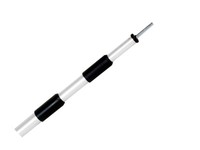 Aufstellstangen Alu Teleskop Zeltstangen 2 Stück variable Höheneinstellung