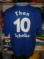 #10 Thon Schalke 04 Trikot 1997/1998 Gr. XL Autogramm (d969 Veltins jersey shirt