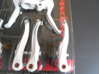 Fahrrad V-Brake Bremsen Bremse Set Promax Weiß Neu