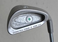 Ping Eye 2 5-Iron Golf Club Green Dot Karsten ZZ-Lite Flex Steel Shaft RH USED