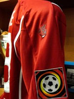 match worn trikot Kaiserslautern Rische #18 Roten Teufel shirt no Deutschland