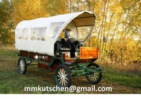 Planwagen für 14+2 Personen Grün Wagonette Kutsche Kutschen Kutschenfahrten