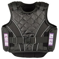 Kinder Sicherheitsweste Sicherheitsreitweste FlexFit Harrys Horse schwarz NEU