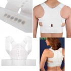 USA Magnet Posture Back Shoulder Corrector Support Brace Belt Therapy Adjustable