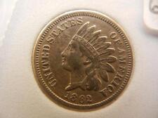 1862 Indian Head Cent Full Liberty, Beads, & Ribbon Lot 6D