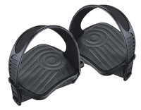 1 Paar Heimtrainerpedale mit Riemen Pedal für Heimtrainer wartungsfrei Pedal