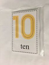 0-10 Counting And Number Word Cards - 22 Large Cards - Math