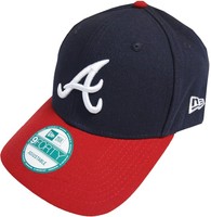 New Era Atlanta Braves The League Velcroback 9forty Caps Adjustable Navy Red Men
