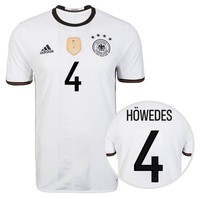Trikot Adidas DFB 2016-2018 Home - Höwedes [164 bis 3XL] Fußball EM Deutschland 