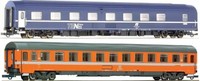 Roco H0 64755 45859 Personenwagen T2S blau + Eurofima 2.Klasse FS Ep.4 NEU OVP