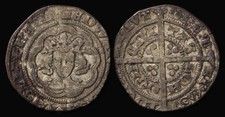 Great Britain 1327-77 Ad Edward Iii ½ Groat S-1574