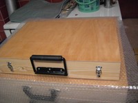 Akkordzither Zither Holz- Koffer innen maß 45,3 cm x 30,0 cm x 7,7 cm