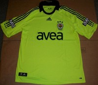 Adidas Fenerbahce Istanbul Trikot Neon Blau 2008-2009  Gr.S Neu