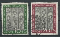 BRD Nr. 139 - 140 Marienkirche gestempelt Michel 160 Euro (39705