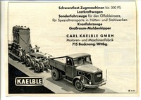 Kaelble--Motoren und Maschinenfabrik-Sonderfahrzeuge-Werbung von 1963