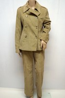 Schöner * JONES * Damen Anzug Gr. 40 Blazer & Hose Beige Kord Cord
