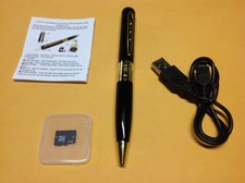 8GB Gold  Pen Mini Camera Video Recorder  Video DVR Cam Surveillance Camcorder
