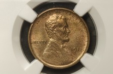 1911-S Lincoln Cent, Ms 64 Rb, Ngc, Excellent Coin!