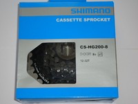 Shimano 8 Fach HG Steckzahnkranz Zahnkranz Kassette CS-HG200-8 12-32 Z. Zähne