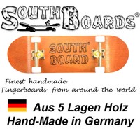 Komplett Holz Fingerskateboard OR/GO/WS SOUTHBOARDS® Handmade Wood Fingerboard