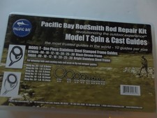 Pacific Bay Rod repair kit T guides Fly spin & Cast rods 160 guides, 8 sizes