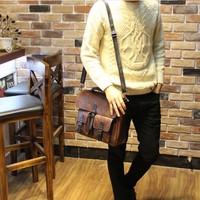 HOT Herren Tasche Handtasche Schultertasche Messengertasche Laptoptasche Vintage