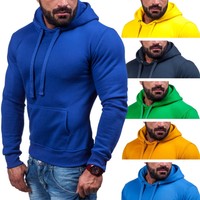  BOLF J.Style 2009 Kapuzenpullover Hoodie Sweatshirt Men Herren 1A1 Unifarben