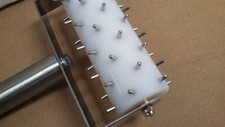 New listing
Pizza Dough Docker - Roller - Stainless Handle Plastic Wheel with Stainless Pins