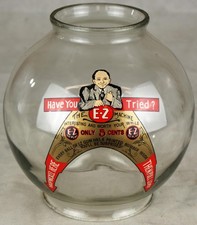 Ad Lee Ez Gumball Machine Original Globe With New Decal Excellent Condition