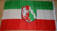 Hissfahne NRW + Nordrhein Westfalen Fahne mit Ösen + 150x90 cm Super-Qualität +